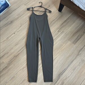 Aritzia GOLDEN workout Olive Jumpsuit